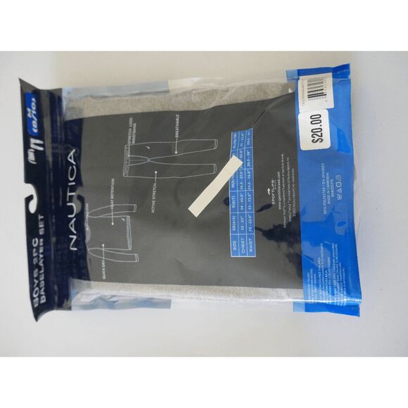 Nautica Boy's Thermal Base Layer Set Gray M 8/10 - Picture 4 of 5